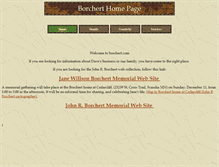 Tablet Screenshot of borchert.com